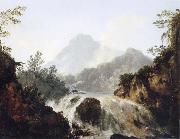 unknow artist A Cascade in the Tuauru Valley,Tahiti china oil painting artist
